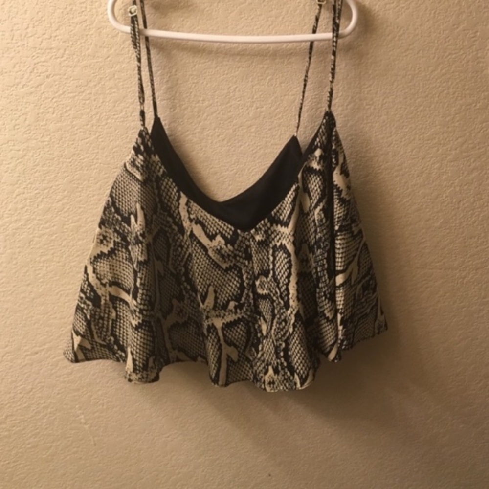 Show Me Your Mumu Charlie Crop - Python - image 3